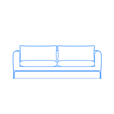 Furniture Couches Sofas Jonas Sofa Stencil Svg Vector, Free Vectors File